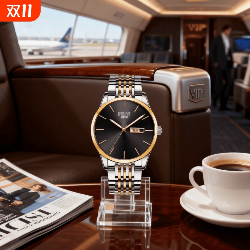 品牌正品手表男概念男士非机械表男款高级感学生运动男表潮腕表男