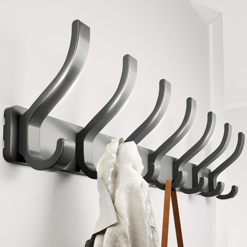 门后挂钩入户门挂衣钩高级挂衣架墙上壁挂衣服挂钩免打孔玄关钩子