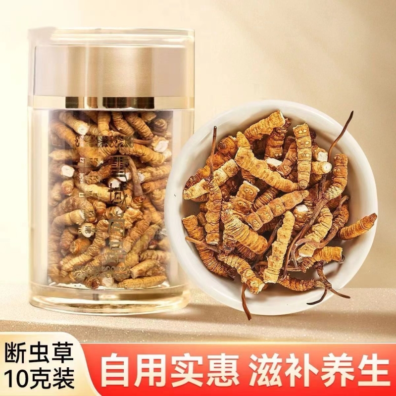 冬虫夏草断草礼盒2025正品野生西藏那曲断虫草官方旗舰店补品养生