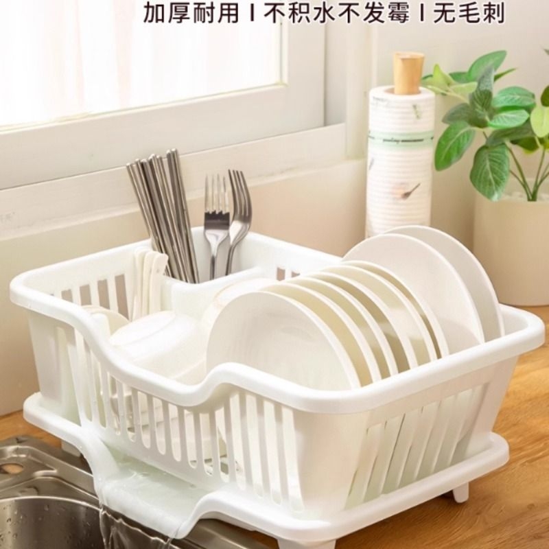 沥水碗盘架碗碟收纳架放碗筷沥水架水槽置物架餐具沥水篮厨房沥水