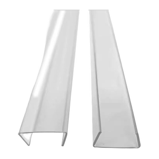 灯带卡槽led45度pvc卡子固定卡扣户外灯条直线明装灯坐通用转角