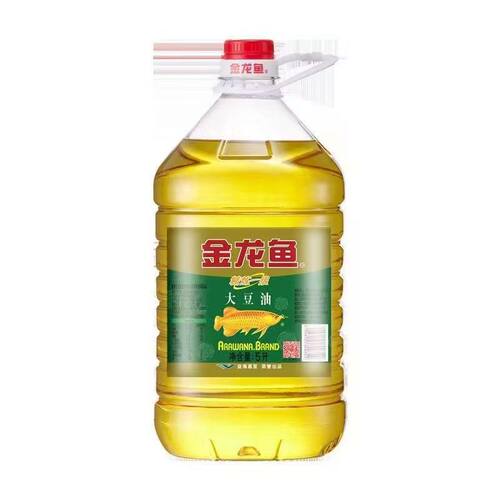 金龙鱼精炼一级大豆油5L*1桶食用油单桶装营养炒菜烹饪烘焙煎炸