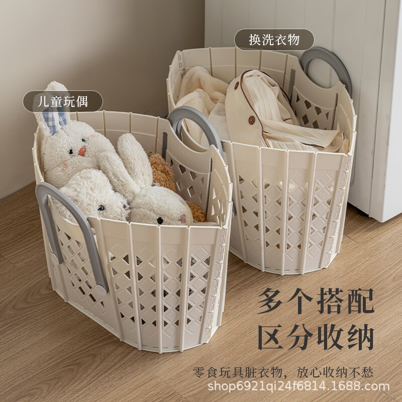 可折叠脏衣篮家用多功能洗衣篮手提脏衣篓挂壁收纳篮脏衣服收纳筐