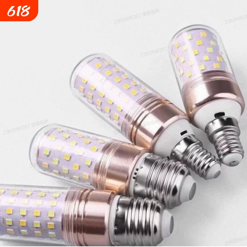 E27 大螺口单色柱形 LED 灯泡长条家用落地灯吊灯节能照明