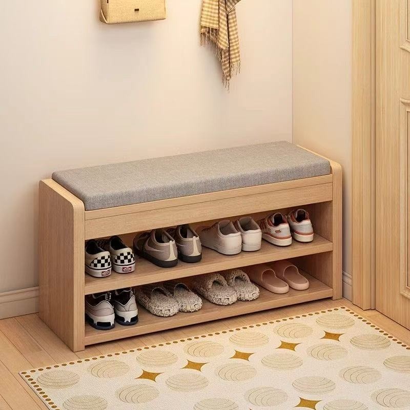入户换鞋凳门口家用鞋柜坐凳一体实木进门长条穿鞋凳极窄可坐鞋架