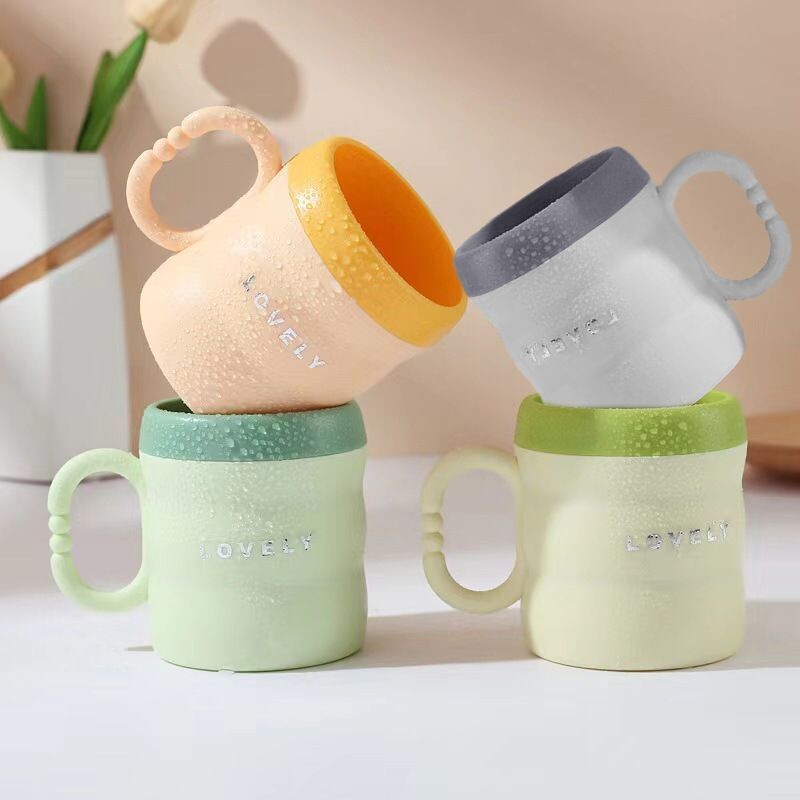 漱口杯加厚牙刷杯高颜值亲子杯情侣竹节杯刷牙杯洗漱浴室宿舍