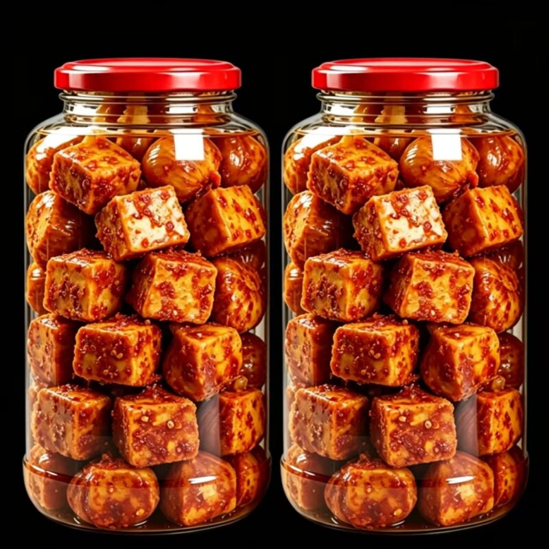 湖南白溪特产豆腐乳农家自制香辣霉豆腐毛豆腐拌饭下饭菜红方发酵