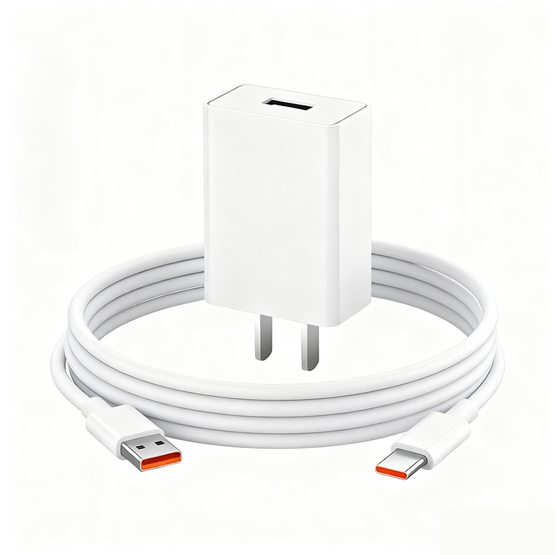 驯龙师5V2A单口充电头+Type-C白线1米单条套装