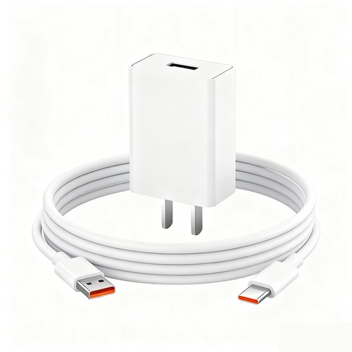 驯龙师5V2A单口充电头+Type-C白线1米单条套装