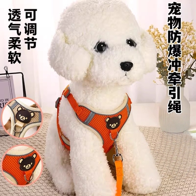 猫狗牵引绳下单送铃铛遛狗