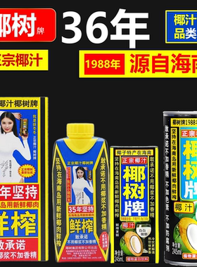 椰树椰汁无添加椰汁海南椰树植物蛋白饮料专用