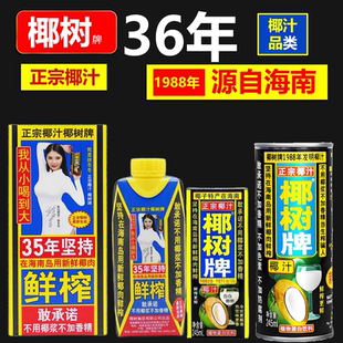 椰树椰汁无添加椰汁海南椰树植物蛋白饮料专用