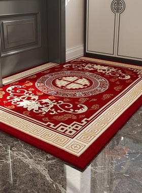 入户门地垫家用红色地毯门垫进门脚垫门口垫子客厅进户大门防滑垫