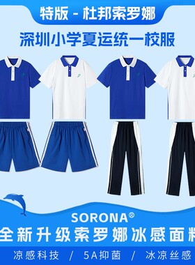 深圳校服中学生夏季索罗娜短袖春秋长裤冬装空气层冲锋衣速干特版