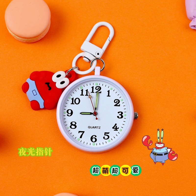 钥匙扣挂表考试专用手表女款学生公务员公考护士表随身带小表怀表