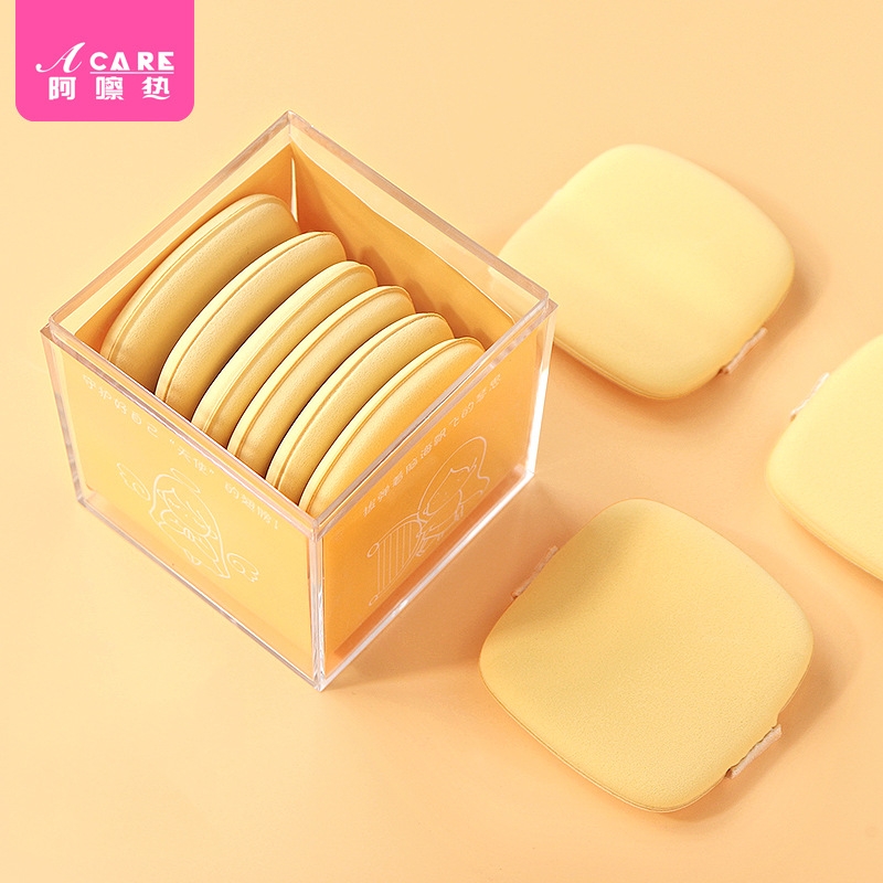 粉扑/饼干AA1sn0-易上手同款双面粉底扑黄油气垫干湿两用粉饼