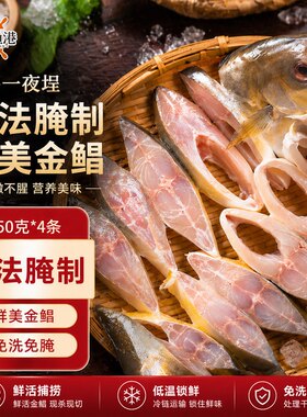 恒兴食品一夜埕金鲳鱼海鲜腌制咸鱼粤菜广式冷冻湛江水产渔港鲜活