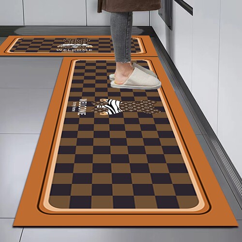 硅藻泥厨房地垫防滑防油可擦免洗专用脚垫吸水垫子免清洗地毯整铺