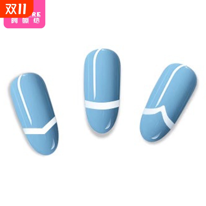 美甲法式贴AA1sn0-微笑贴模板辅助工具花式造型做甲初学者操作