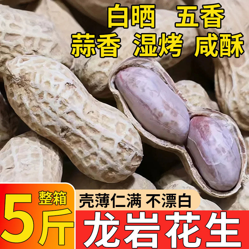 新货龙岩花生水煮白晒咸干湿烤蒜香带壳零食熟袋特产炒货年货批发,零食/坚果/特产,花生,淘宝优惠券,粉丝福利购,淘宝优惠卷