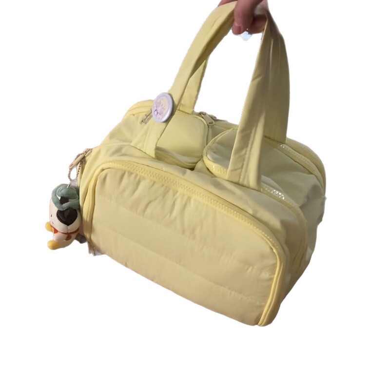 新款化妆包双开口分区大容量便携收纳手提旅行多功能洗漱防水