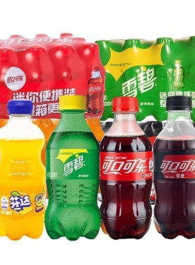 可口可乐300ml碳酸饮料芬达雪碧
