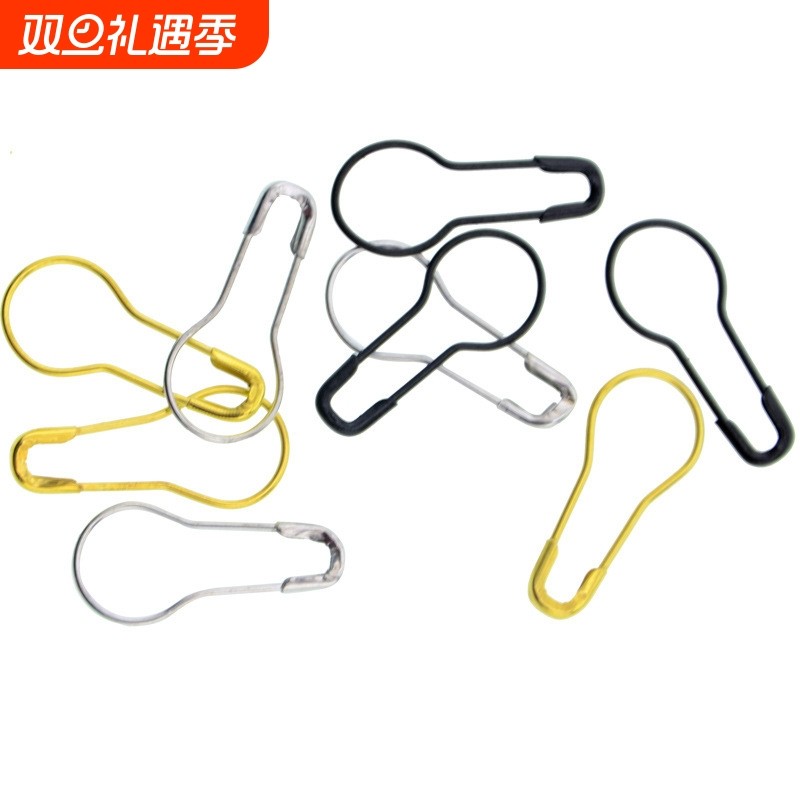葫芦别针服装吊牌挂件扣针安全小号标签锁针黑色金属胸针固定衣服