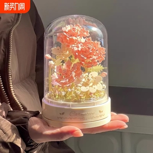 永生积木花束拼装 玩具玫瑰花盆栽高颜值手工diy送女生情人节礼物