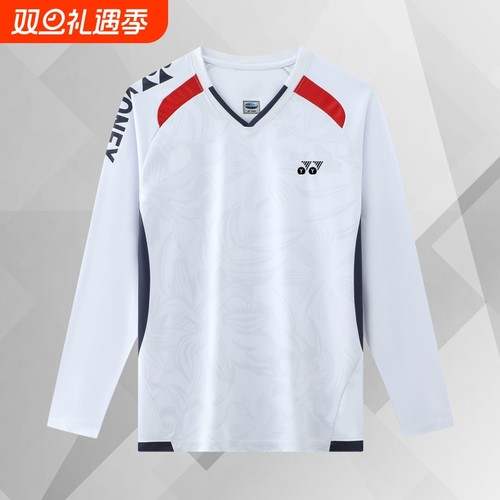 2025新款yy羽毛球服男女短袖速干儿童运动长袖卫衣套装乒乓球队服