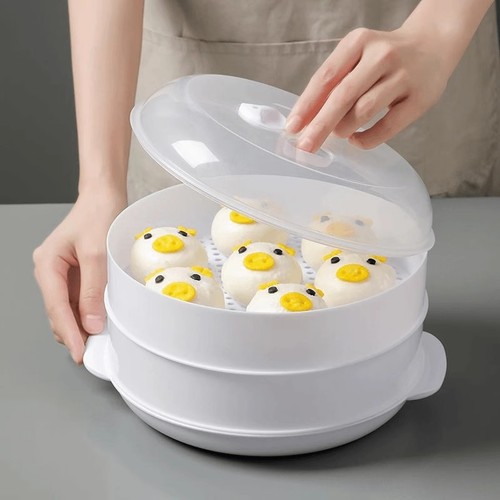 微波炉专用蒸笼食品级微波炉专用盖蒸盒加热盖子热菜的蒸笼