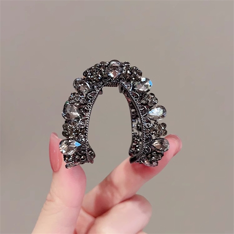 气质V型小号抓夹高马尾固定神器