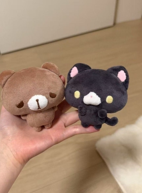 毛绒小黑猫挂件|142人收藏