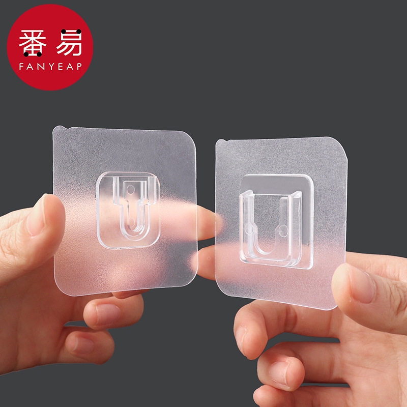 排插固定器AA1sl001-子母扣墙上置物架贴片收纳免打孔路由器排插