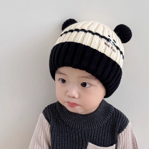 秋冬款6个月宝宝帽子冬季1岁男童婴儿秋冬季儿童男孩冬天女孩毛线