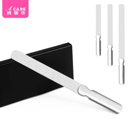 指甲锉/不锈钢E1pl700-易上手美甲工具双面锉条刀指甲砂条修护理