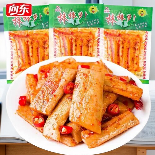 向东棒棒大刀萝卜萝卜干甜脆小袋装香辣农家开胃酱菜即食香脆辣椒