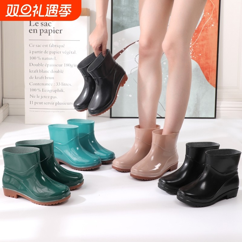 雨鞋男款防滑耐磨男士雨靴女加绒棉水鞋男防水冬季厨房胶鞋套鞋