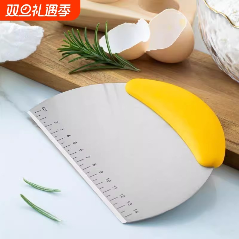 切雪花酥切面切面刀不锈钢带刻度