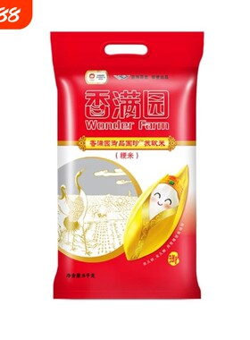 香满园御品国珍苏软米5kg一级粳米优选稻米口感绵软甘甜营养大米