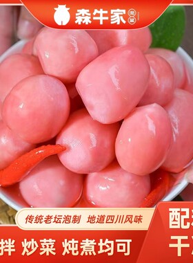 森牛家四川土坛泡菜450g袋装老坛泡制樱桃红皮小萝卜0酸萝卜爽口