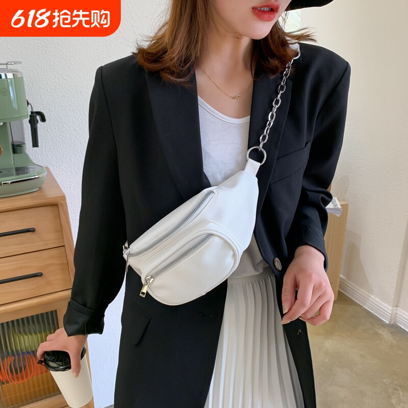 小包包女包2020新款韩版时尚百搭斜挎胸包网红ins休闲链条包腰
