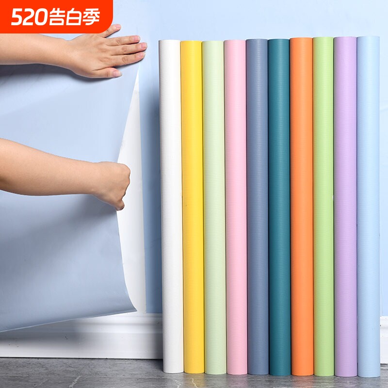 墙纸自粘防水防潮宿舍家用墙面自贴卧室房间背景墙贴翻新墙壁贴纸