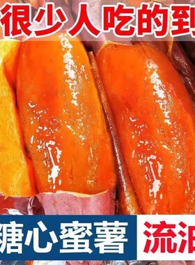 山东烟薯25号蜜薯糖心红薯新鲜流蜜番薯农家沙地烤地瓜农科院山芋