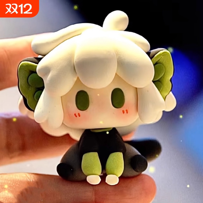 罗小黑战记2大电影周边可爱手工粘土手办树脂公仔摆件潮玩摆件