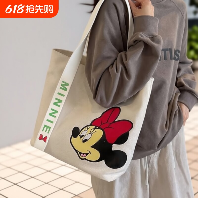 绮运新款帆布包学生饭盒包加厚时尚单肩包礼品袋大容量手拎耐磨