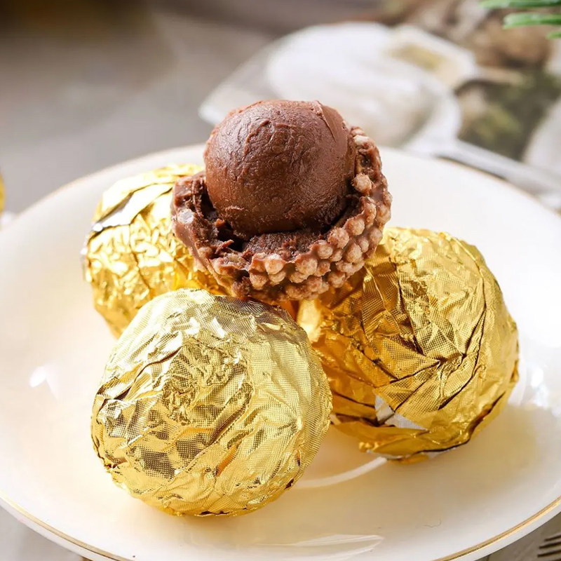 12粒装巧克力夹心脆脆球心形盒装威化网红喜糖果零食（代可可脂）