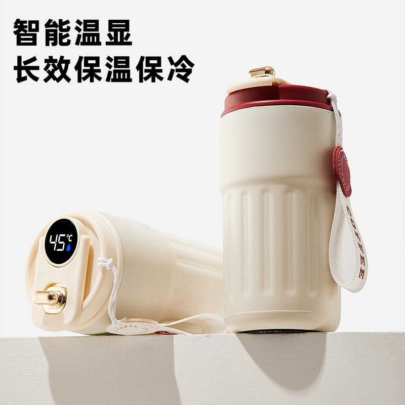 智能温显316不锈钢保温杯450ml多规格