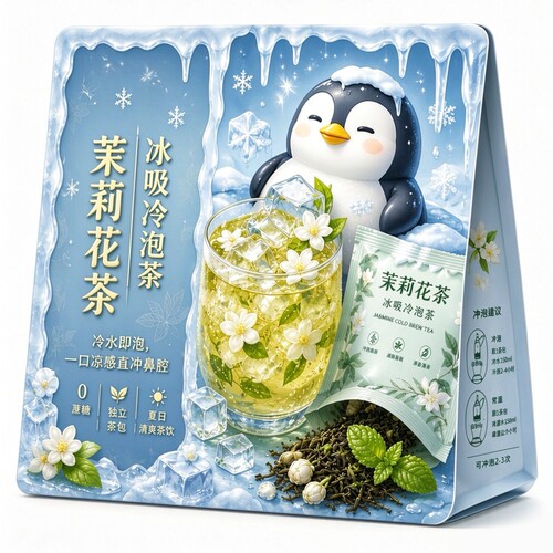 【冷热双泡】茉莉花茶包浓香型冷泡茶独立包装茉莉花茶茶包泡水喝