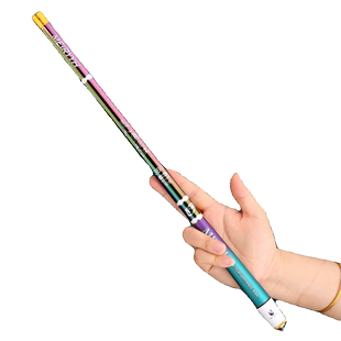 美人鱼袖珍超短节钓鱼竿43cm5H28调便携迷你碳素超轻超硬溪流手竿