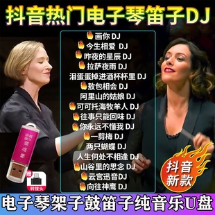 重低音抖音流行电子琴笛子纯音乐DJ车载U盘无损高音质动感嗨曲MP3